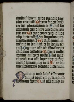 [Athanasisches Glaubensbekenntnis]: [Symbolum] Quicumque...