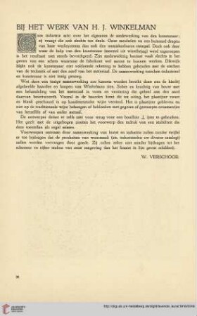 1: Bij het werk van H. J. Winkelman