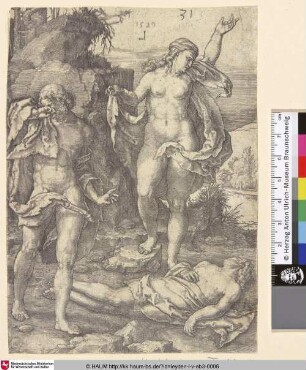 [Adam und Eva beklagen den Tod ihres Sohnes Abel; Adam and Eve Lamenting the Dead Abel]