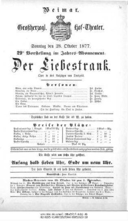 Der Liebestrank