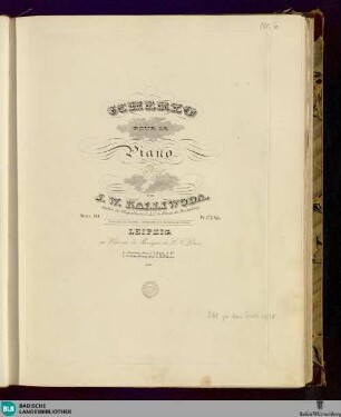 Scherzo pour le piano : Oeuv. 141