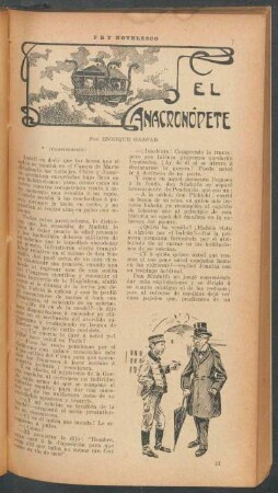 El anacronópete : PBT novelesco