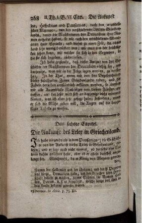 Das sechste Capitel. Die Ankunft des Lelex in Griechenland