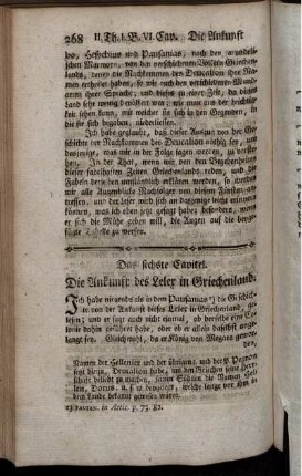 Das sechste Capitel. Die Ankunft des Lelex in Griechenland