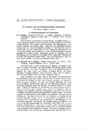 Literatur des neu-fremdsprachlichen Unterrichts