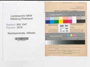 Entnazifizierung Wilhelm Nachbarschulte , geb. 28.05.1895 (Wirt)