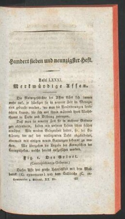 Hundert sieben und neunzigster Heft.