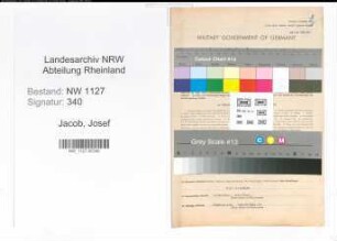 Entnazifizierung Josef Jacob , geb. 04.10.1892 (Lehrer)