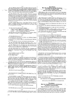 Verordnung über das Verfahren bei der Aberkennung staatlicher Auszeichnungen : vom 19. Februar 1959 (GBl. I S. 231) ; [Nachdrucke aus dem Gesetzblatt]