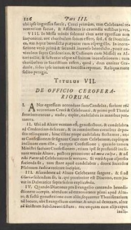 Titulus VII.