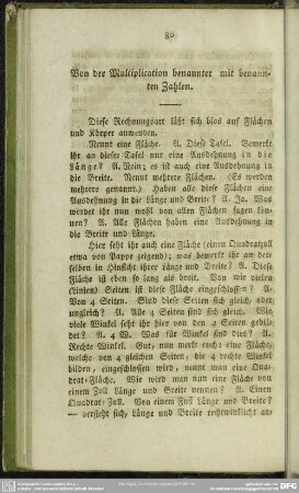 Von der Multiplication benannter mit benannten Zahlen