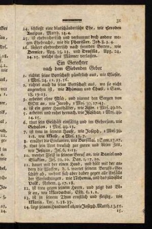 31-41, Ein Gerechter nach dem Siebten Gebot - Ein Gottloser nach dem Neunten und Zehenden Gebot
