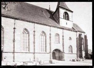 Katholische Stadtpfarrkirche; Südseite, aussen