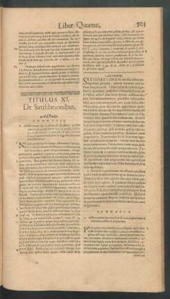 Titulus XI. De Satisdationibus.