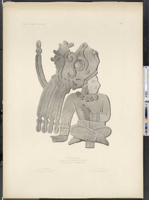 Xochicalco. Relieve del primer cuerpo.