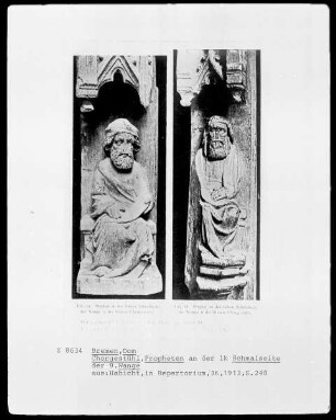 3. niedrige Wange mit Petrus — Schmalseite: Apostel?