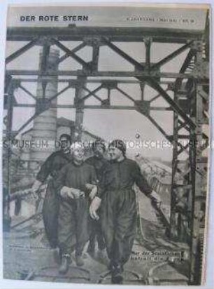 Proletarische Wochenzeitschrift "Der Rote Stern" u.a. über Frauen in der UdSSR