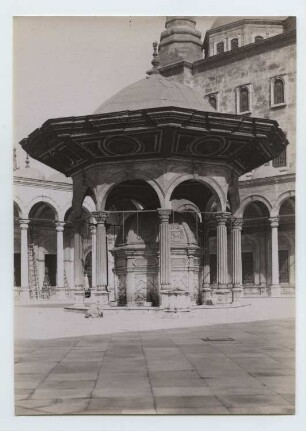 Muhammed-Ali-Moschee (Alabastermoschee), Kairo: Innenhof, Brunnenhaus
