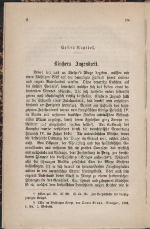 Erstes Kapitel. Kirchers Jugendzeit.