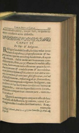 Caput IV. De Diis & Religione.