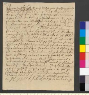 Brief von Goethe, August von an Goethe, Johann Wolfgang von