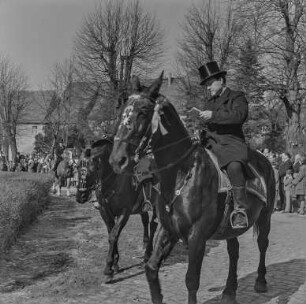 Osterreiter : Osterreiter ziehen durch die Dörfer