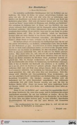 Zur Musikpflege, [2]: vom Volksliede