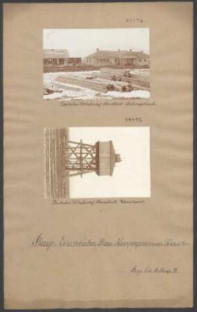 Im Südosten: Deutscher Vorbahnhof Kronstadt, Stationsgebäude