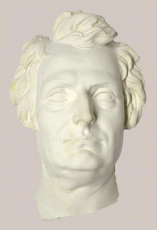 Bruchteil einer Büste von Johann Gottlieb Fichte (Gesicht)