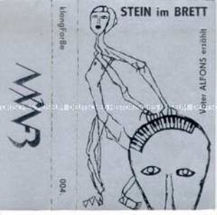 Selbstgefertigtes Cover für eine Kassette aus der Untergrund-Kulturszene der DDR