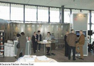 Messestand der SLUB Dresden