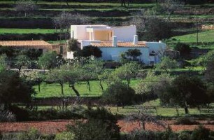 Spanien. Ibiza. Sant Josep. Finca und Felder