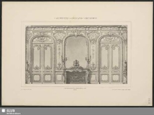 Dekoration und Möbel in der Innenarchitektur