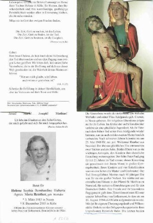 Reuther, Helene Sophia Bernhardine Huberta Agnes Maria
