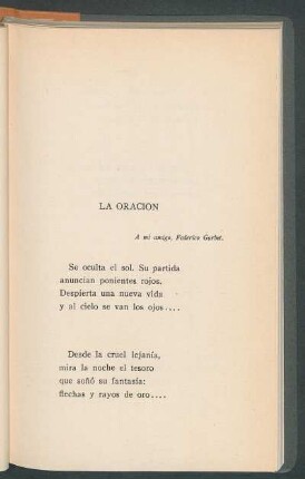 La oración