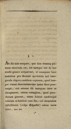 Specimen inaug. med. lustrans momenta aliquot circa contagii siphylitici indolem