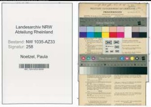 Entnazifizierung Paula Noetzel , geb. 18.07.1909 (Bueroangestellte)