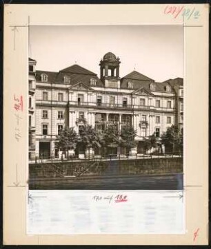 Theaterbau des Komödienhauses, Berlin: Ansicht von Süden