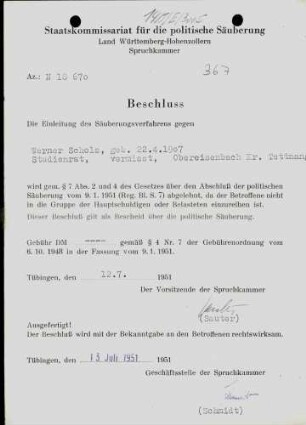 Scholz, Werner