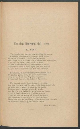 Crónica literaria del mes - (poesías)