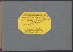 Splende di Roma il fato; T, Coro, orch; C-Dur; GraW V.7