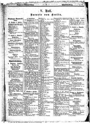 V. Vororte von Berlin
