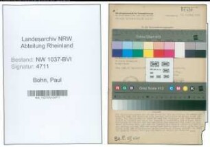 Entnazifizierung Paul Bohn , geb. 15.01.1905 (Verwaltungsbeamter)