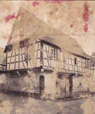 bei Bergzabern. Fachwerk. Bauernhaus
