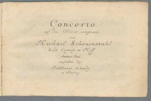 Concerto, auf das Clavier componirt, 2.. Anderer Theil [A-Dur]