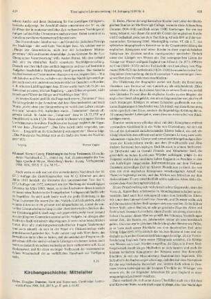 437-439 [Rezension] Dales, Douglas, Dunstan