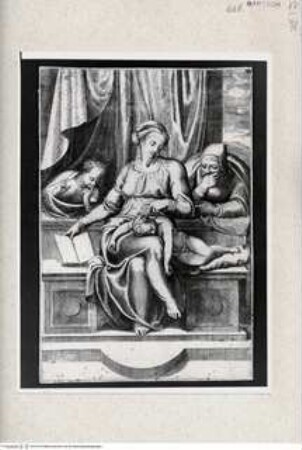 Michelangelo Hl. Familie mit d. Johannesknaben