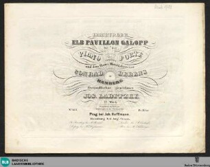 Hamburger Elb Pavillon Galopp : für das Piano Forte; 77. Werk