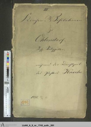 Ohlendorf: Visitationsakten