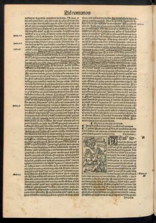 Incipit epistola beati pauli apostoli ad romanos.